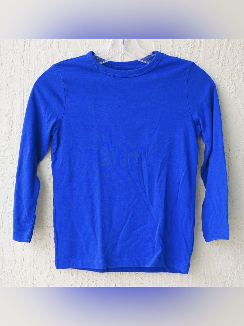 Wonder Nation Royal Blue Long-Sleeve Crewneck Tee